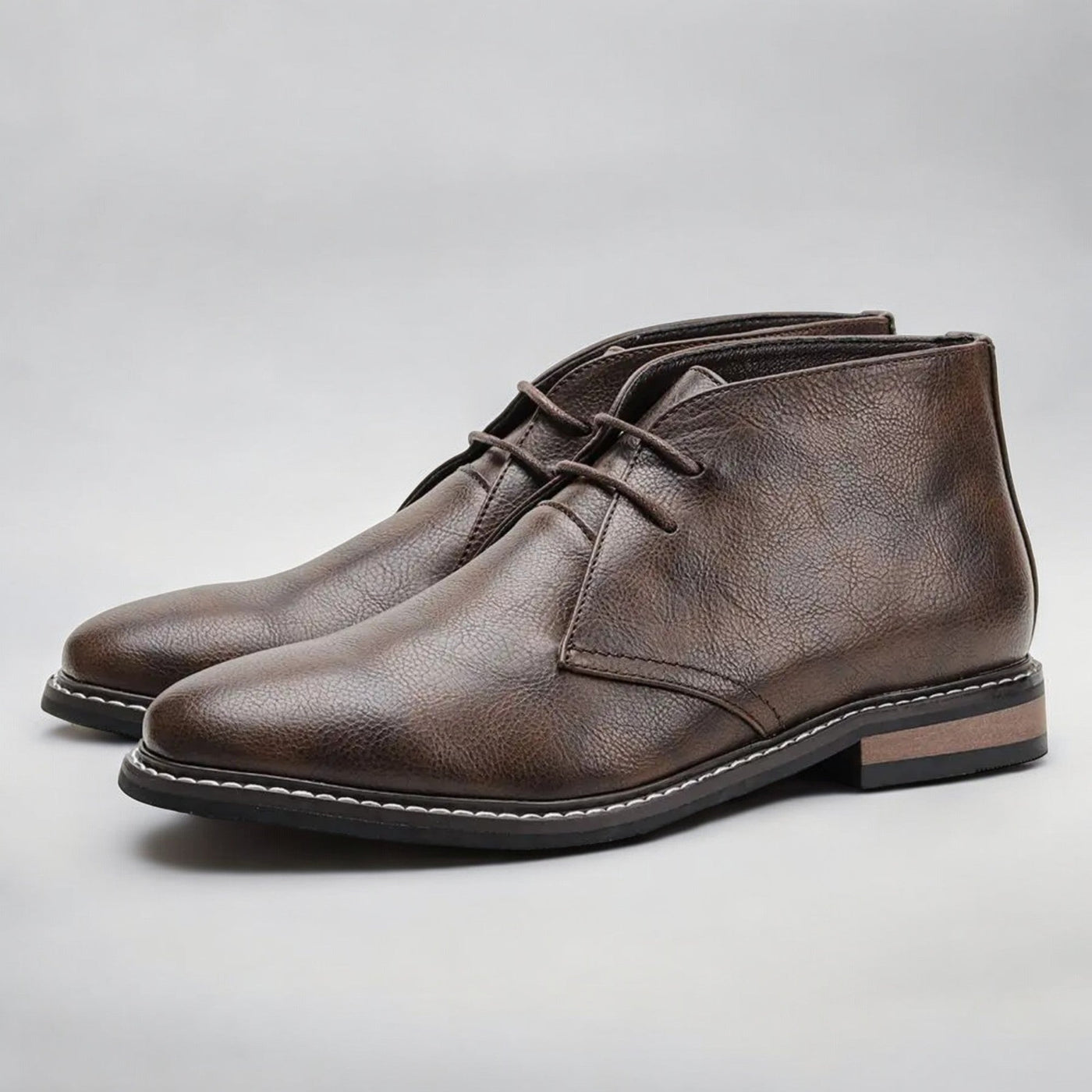 Herold™ | Skórzane buty chukka