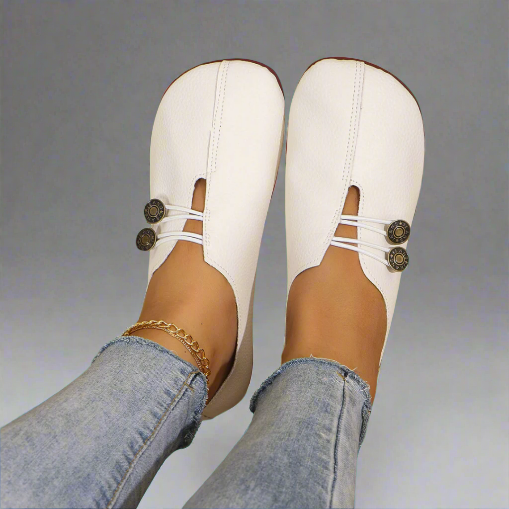 Kreszentia | Zamszowe loafersy Premium z koziej skóry