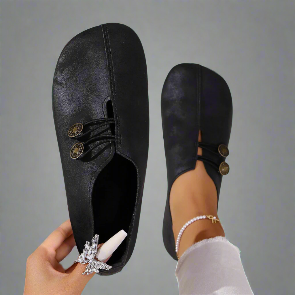 Kreszentia | Zamszowe loafersy Premium z koziej skóry