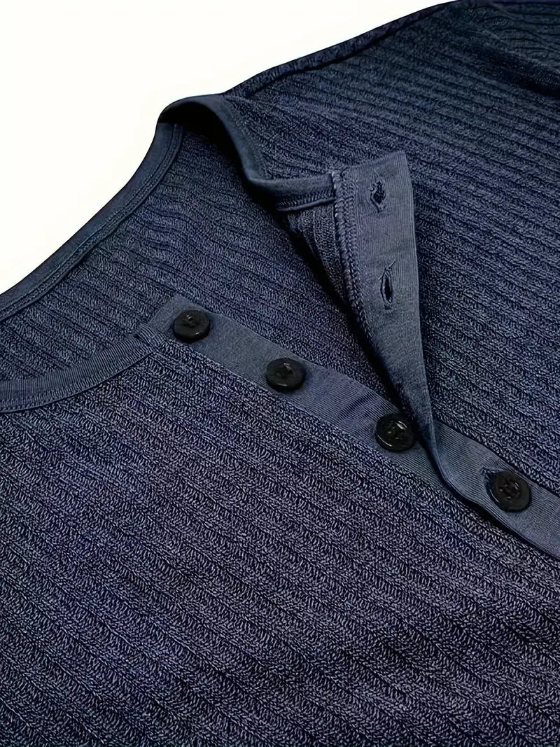 Bergman | koszulka z krótkim rękawem z bawełny organicznej Henley