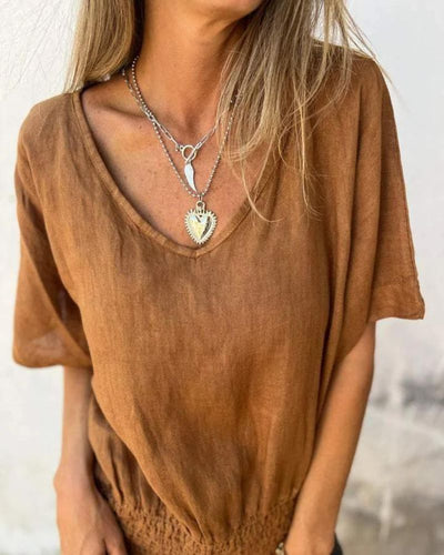 JENNY™ - Zrelaksowany letni top