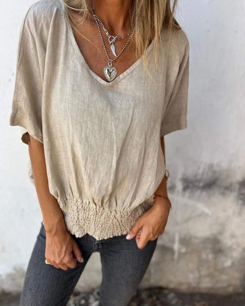 JENNY™ - Zrelaksowany letni top
