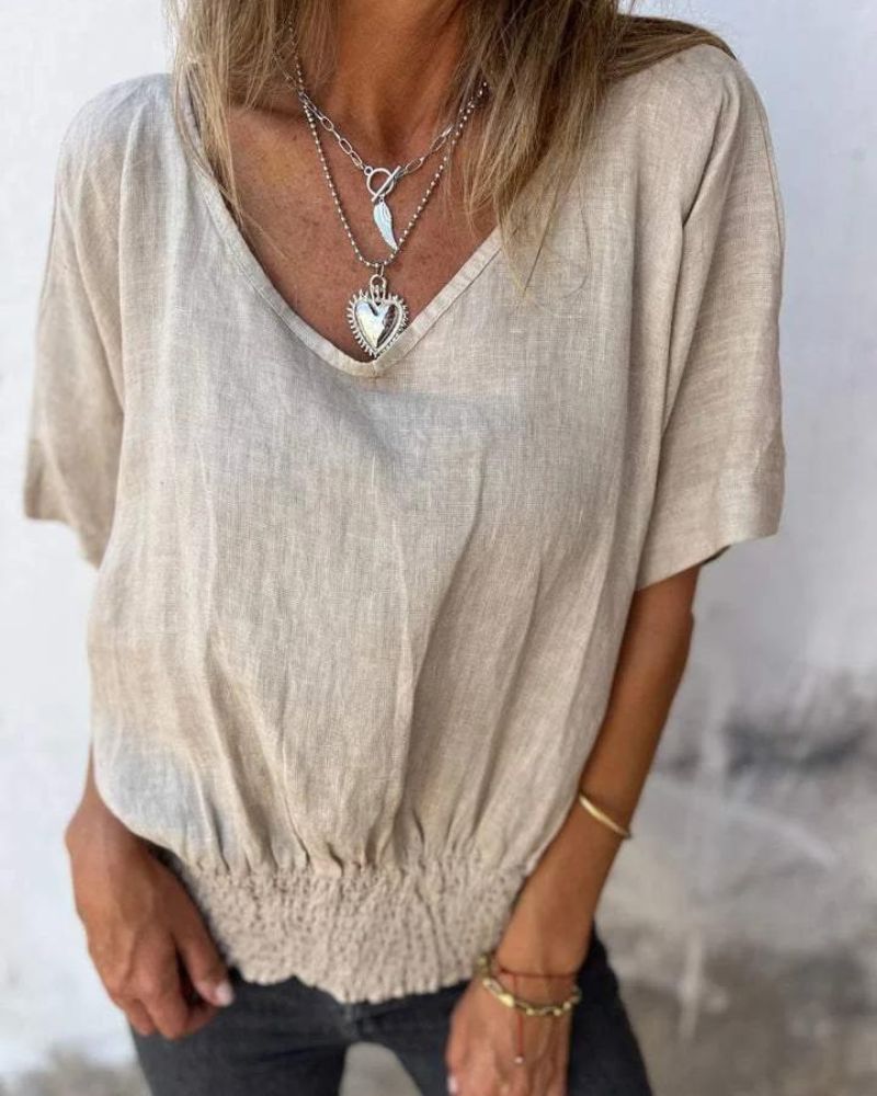 JENNY™ - Zrelaksowany letni top