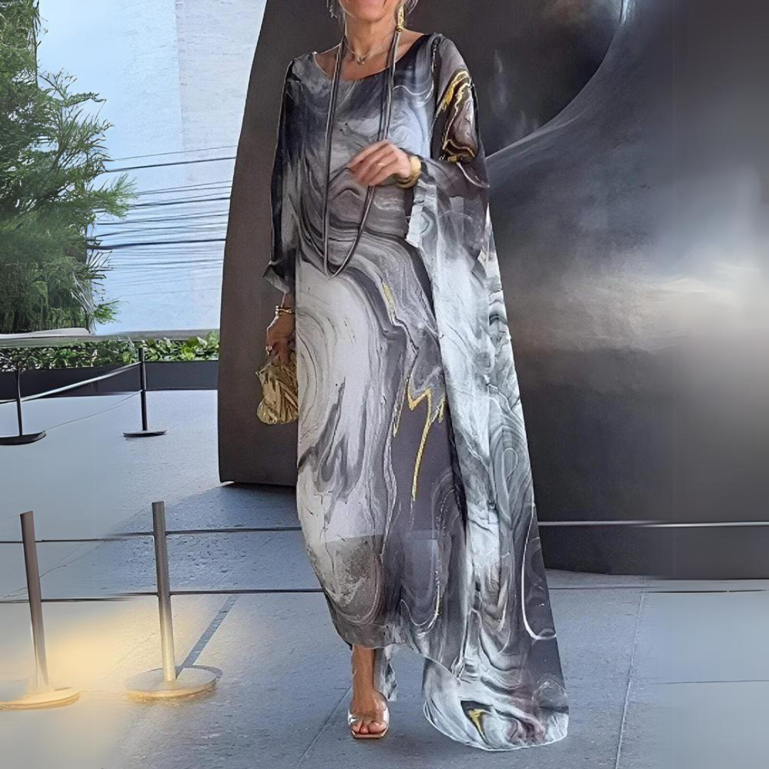Giulia™ - Elegancka sukienka z jedwabnego szyfonu