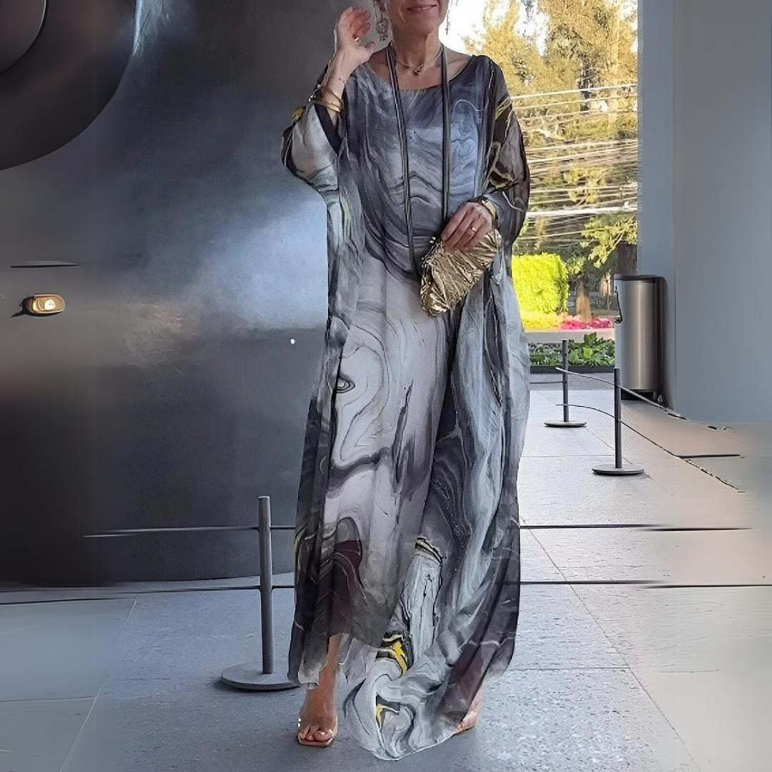 Giulia™ - Elegancka sukienka z jedwabnego szyfonu
