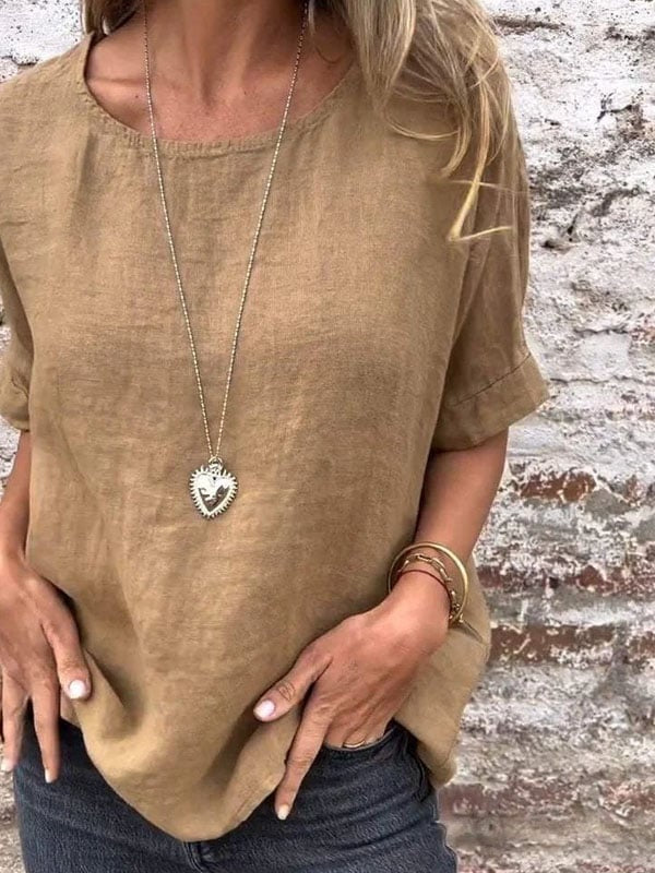 Casia™ - Minimalistyczny, zrelaksowany top