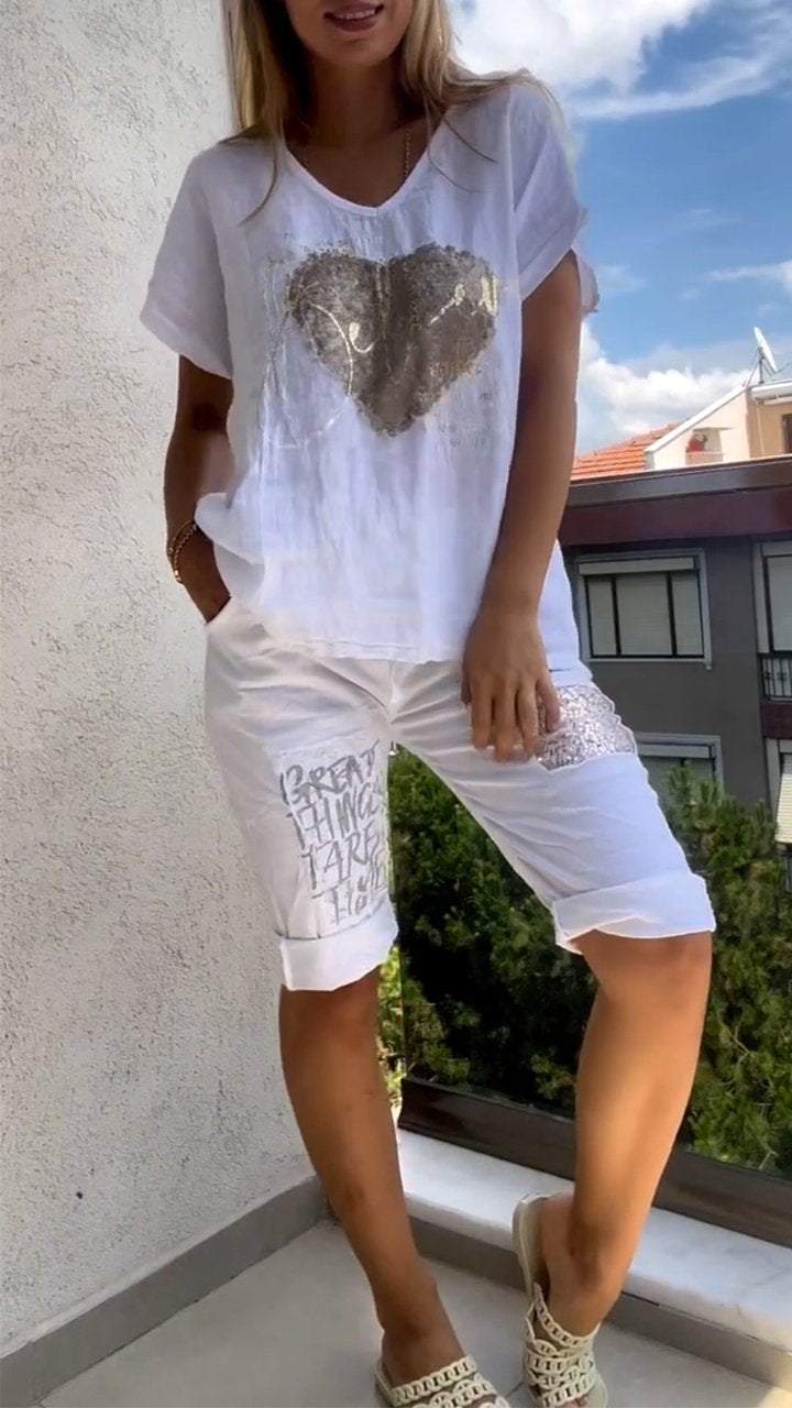 Aya - Casualowy dwuczęściowy garnitur