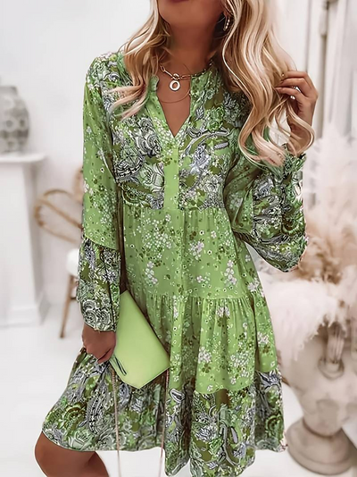 Ashley™ - Sukienka Boho w Wzór