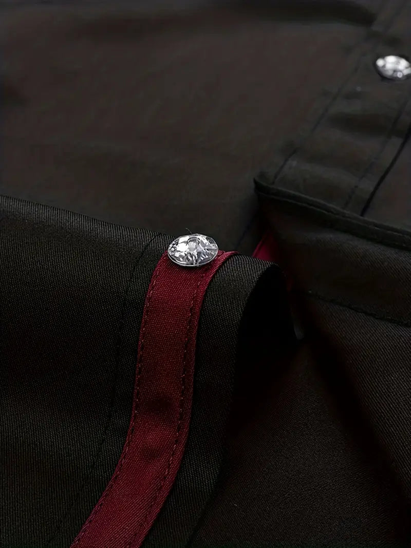 Schiller | Elegancka koszula z podwójnym kołnierzykiem i górnymi guzikami
