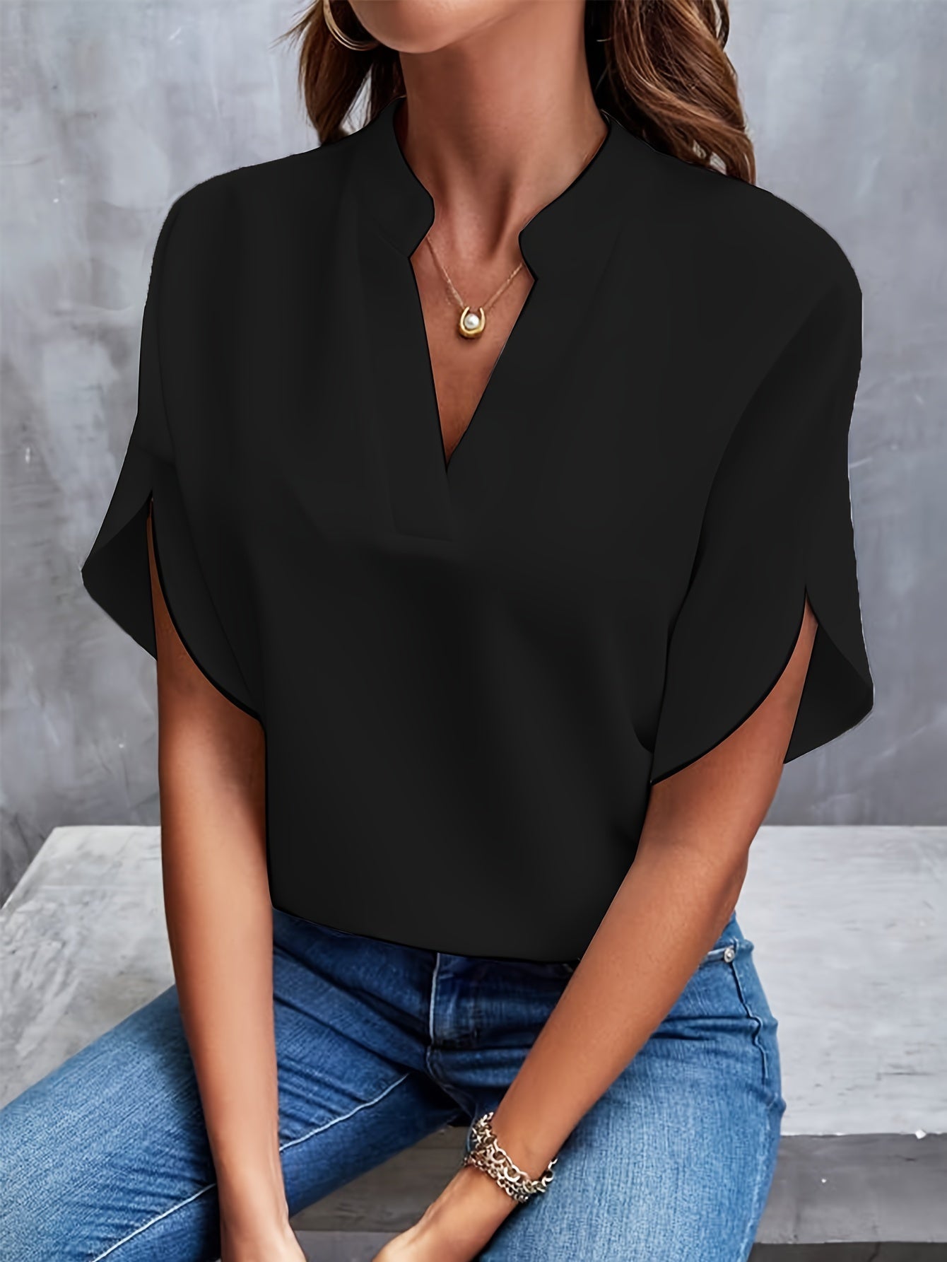 Mina™ - Luksusowa elegancka bluzka