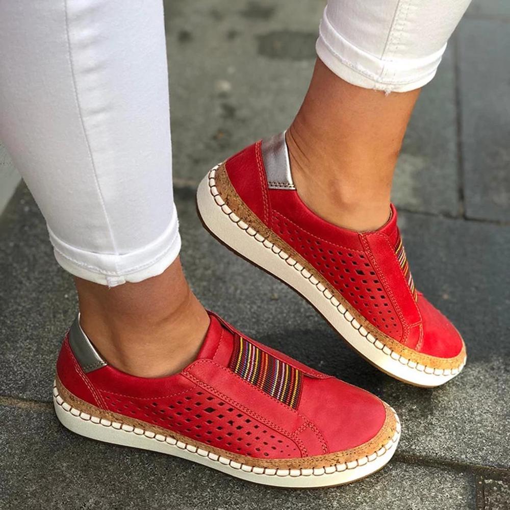 Carolyn - Szykowne wsuwane trampki w stylu boho