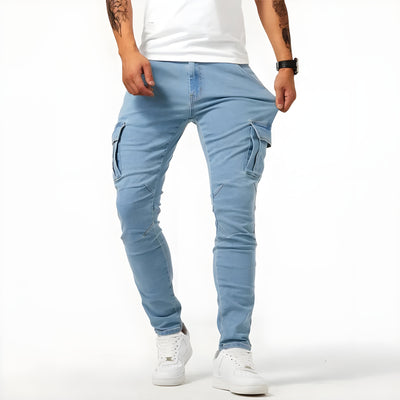 Samuel™ | Rozciągliwe spodnie jeansowe cargo