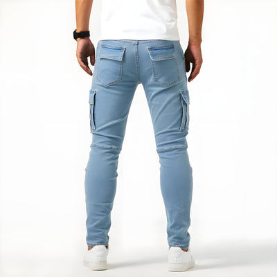 Samuel™ | Rozciągliwe spodnie jeansowe cargo