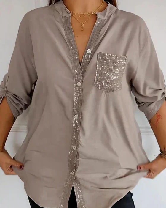 Elaine™ - Szykowny top w stylu glamour