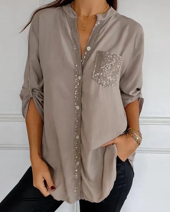 Elaine™ - Szykowny top w stylu glamour