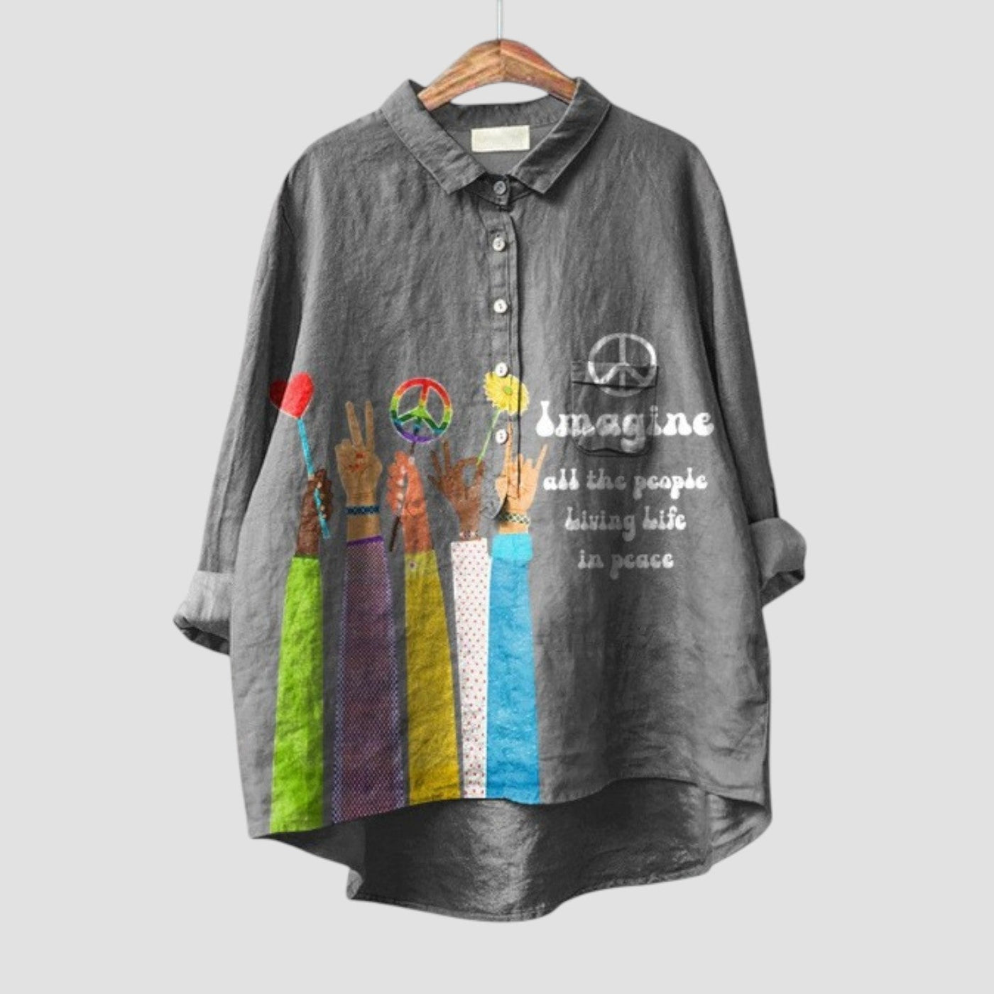 Nella |  Modny Top Z Nadrukiem
