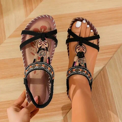 Katherine - płaskie sandały boho