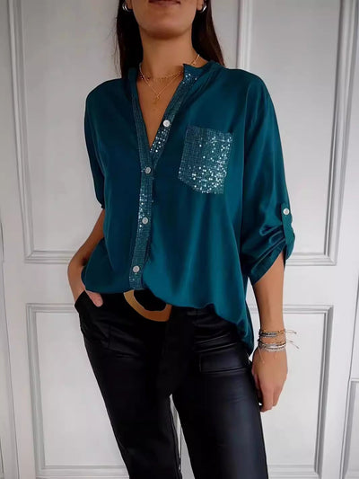 Elaine™ - Szykowny top w stylu glamour