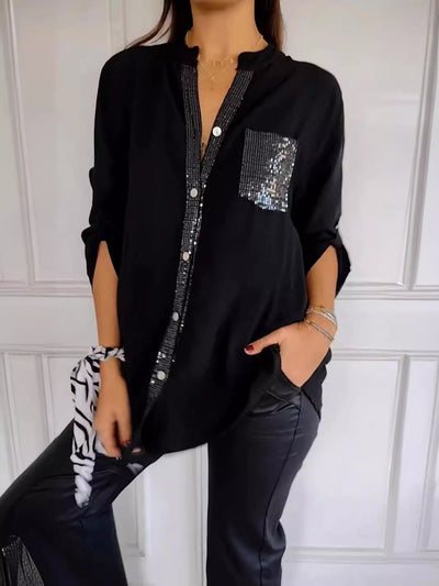 Elaine™ - Szykowny top w stylu glamour