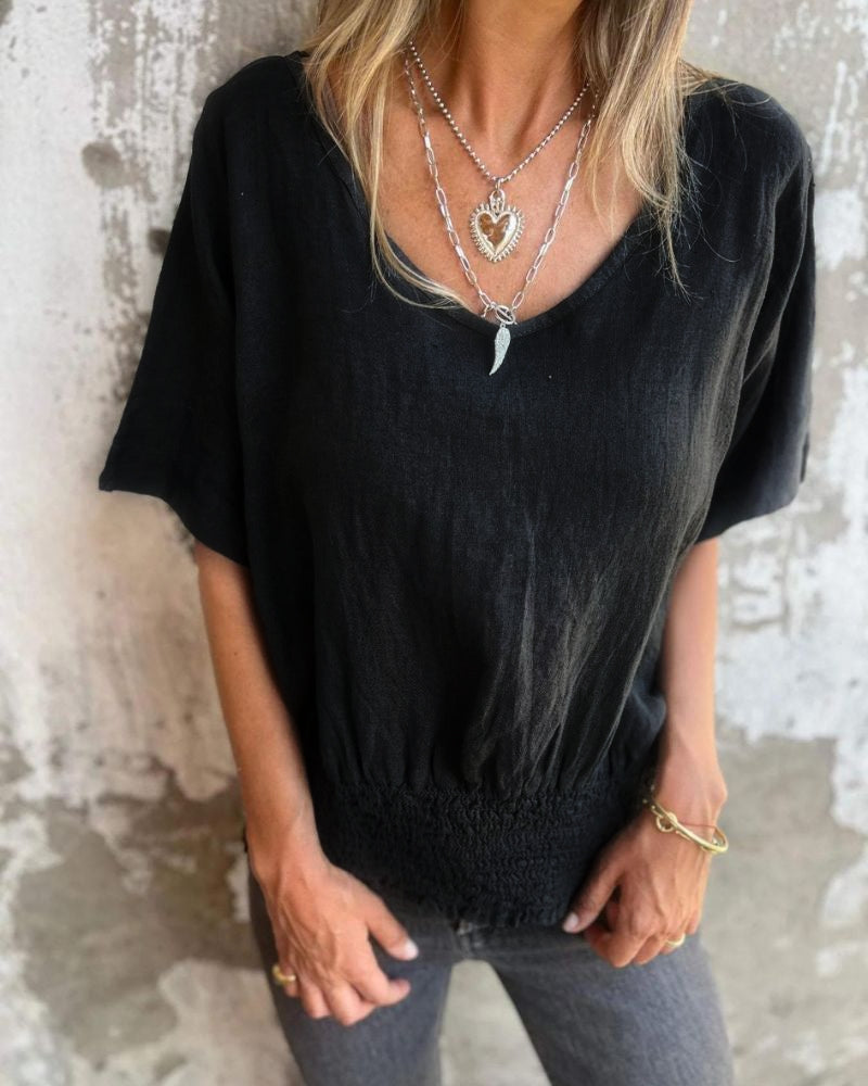 JENNY™ - Zrelaksowany letni top