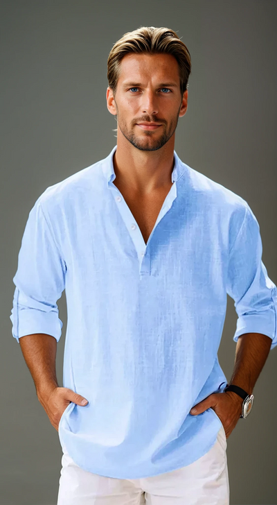 Adam | Lniana koszula w stylu casual