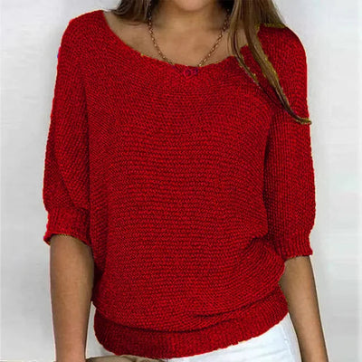 Eunice™ - Zrelaksowany dzianinowy top