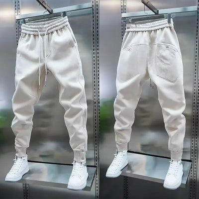 Mathieu | Casualowe spodnie slim fit z kieszeniami