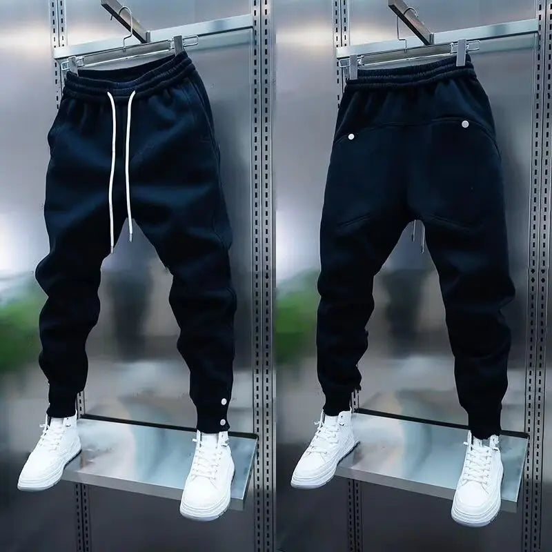 Mathieu | Casualowe spodnie slim fit z kieszeniami