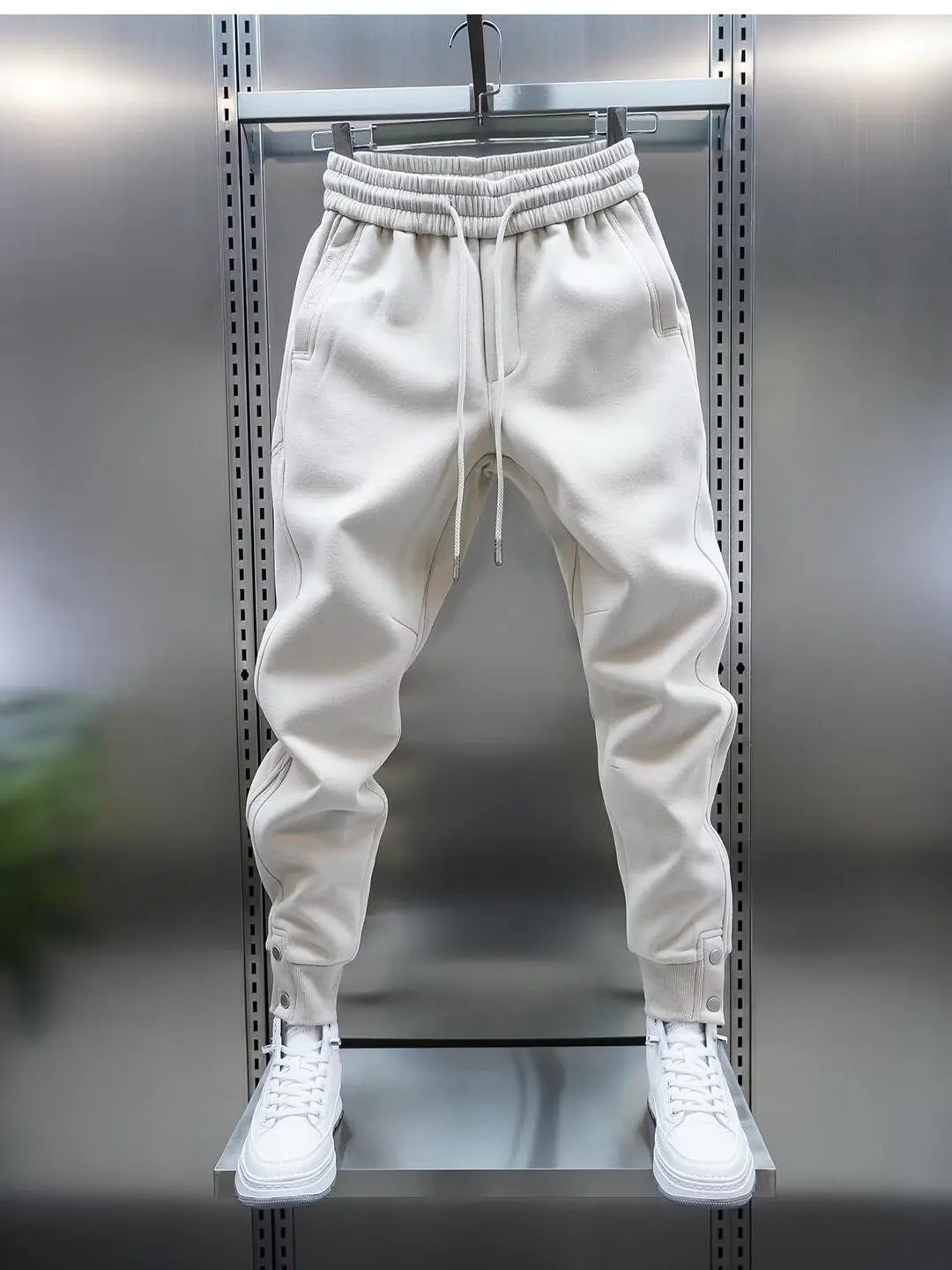 Mathieu | Casualowe spodnie slim fit z kieszeniami