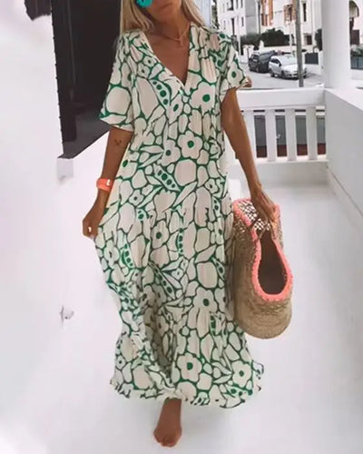 Rayna - Boho długa letnia sukienka dla kobiet