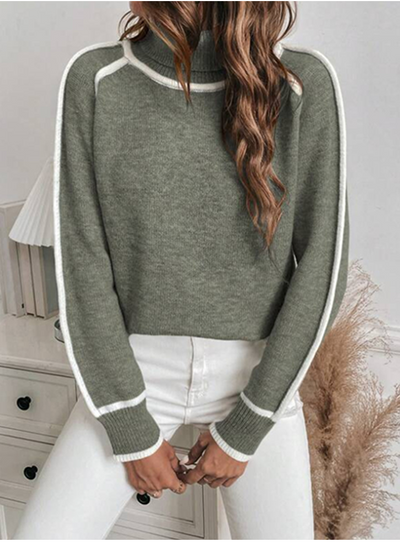 Elle | Wygodny damski sweter z golfem