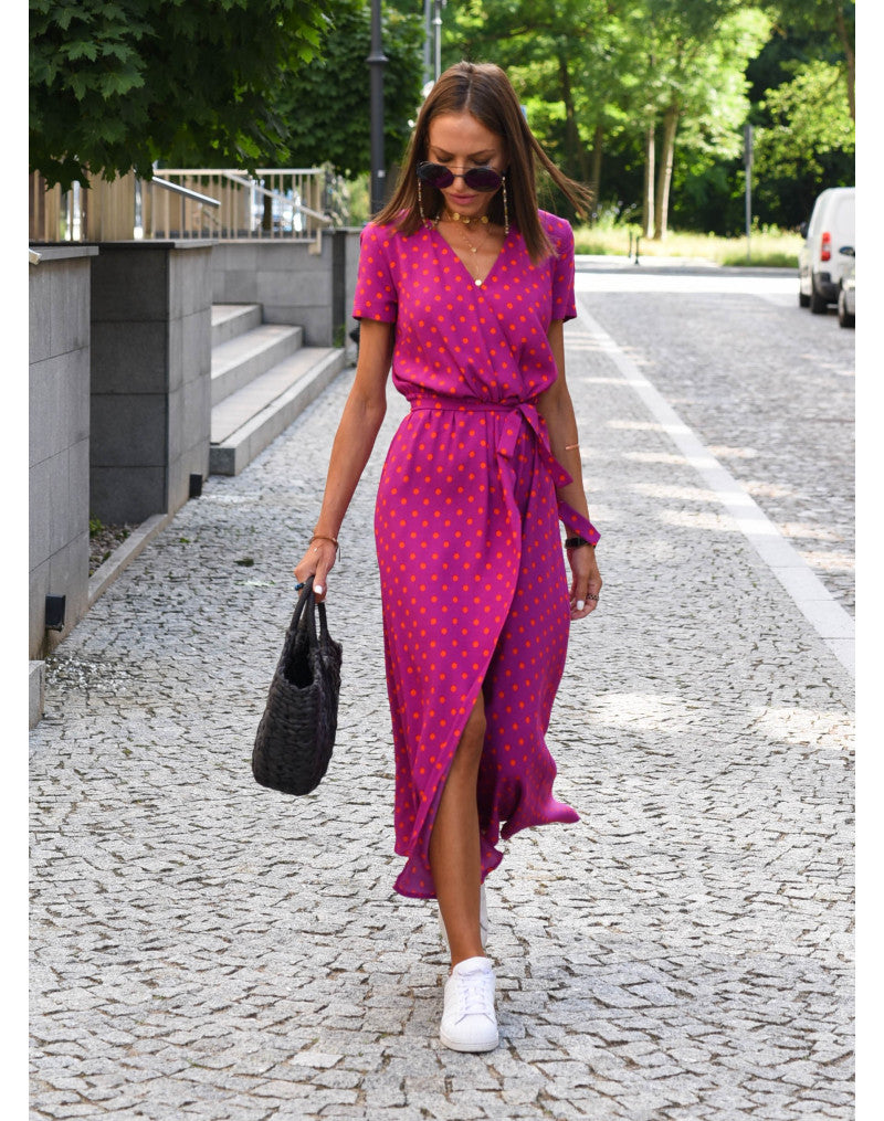 Evie™ - Stylowa sukienka z dekoltem w szpic