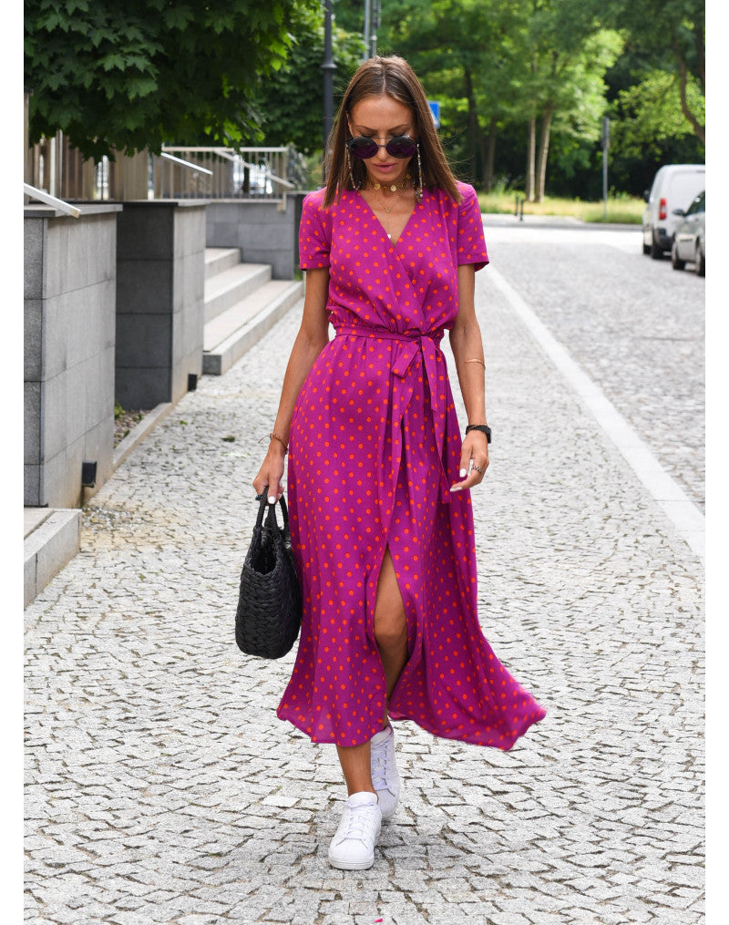 Evie™ - Stylowa sukienka z dekoltem w szpic