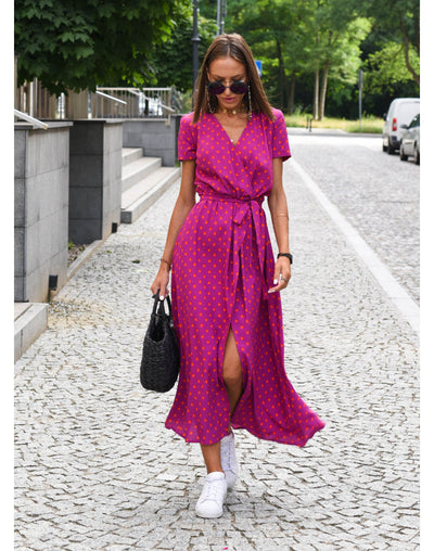 Evie™ - Stylowa sukienka z dekoltem w szpic