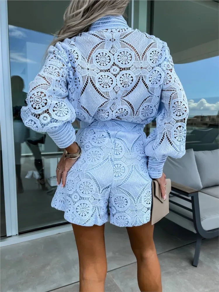 Lesley™ - Elegancki koronkowy zestaw