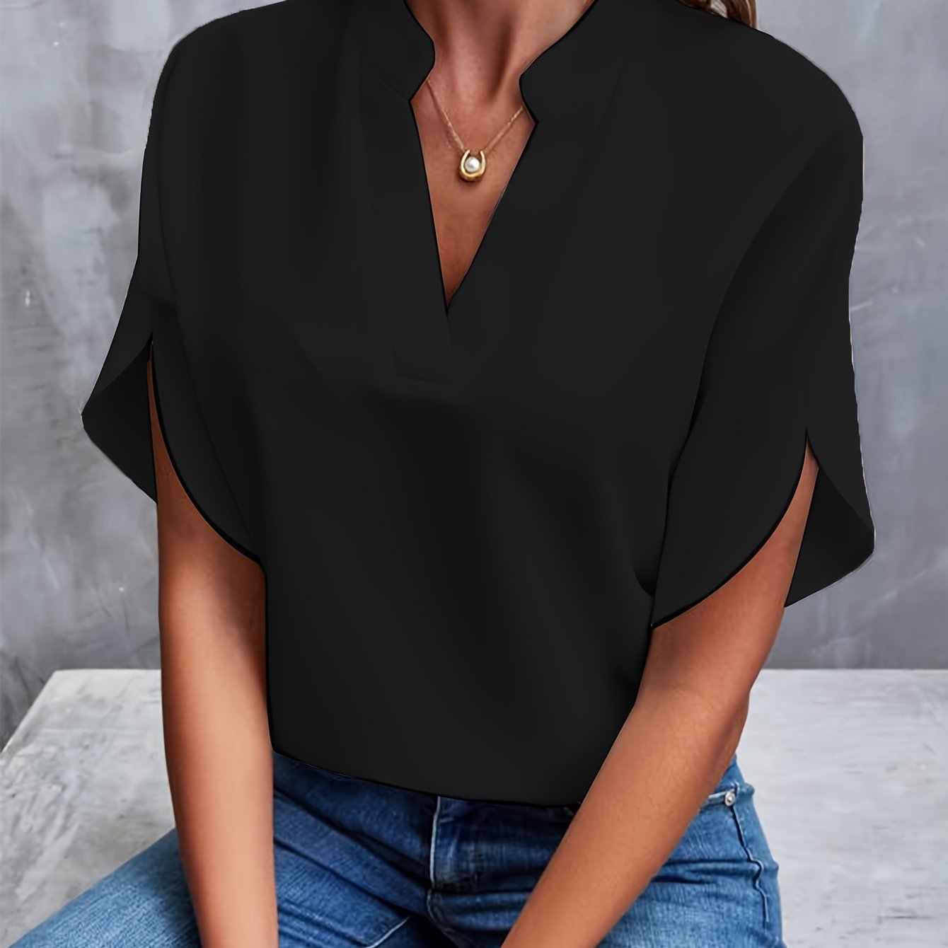 Mina™ - Luksusowa elegancka bluzka