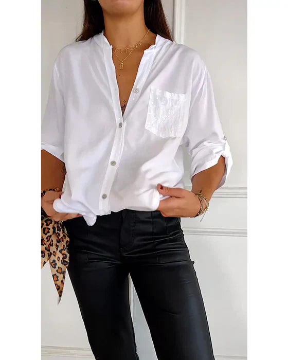 Elaine™ - Szykowny top w stylu glamour