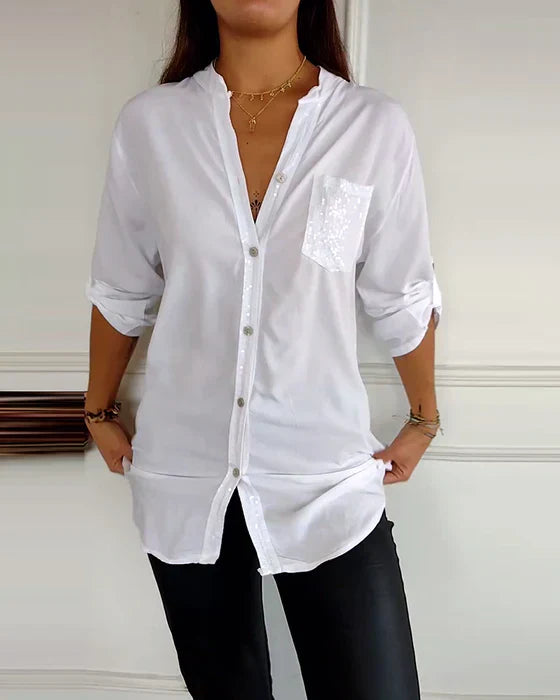 Elaine™ - Szykowny top w stylu glamour