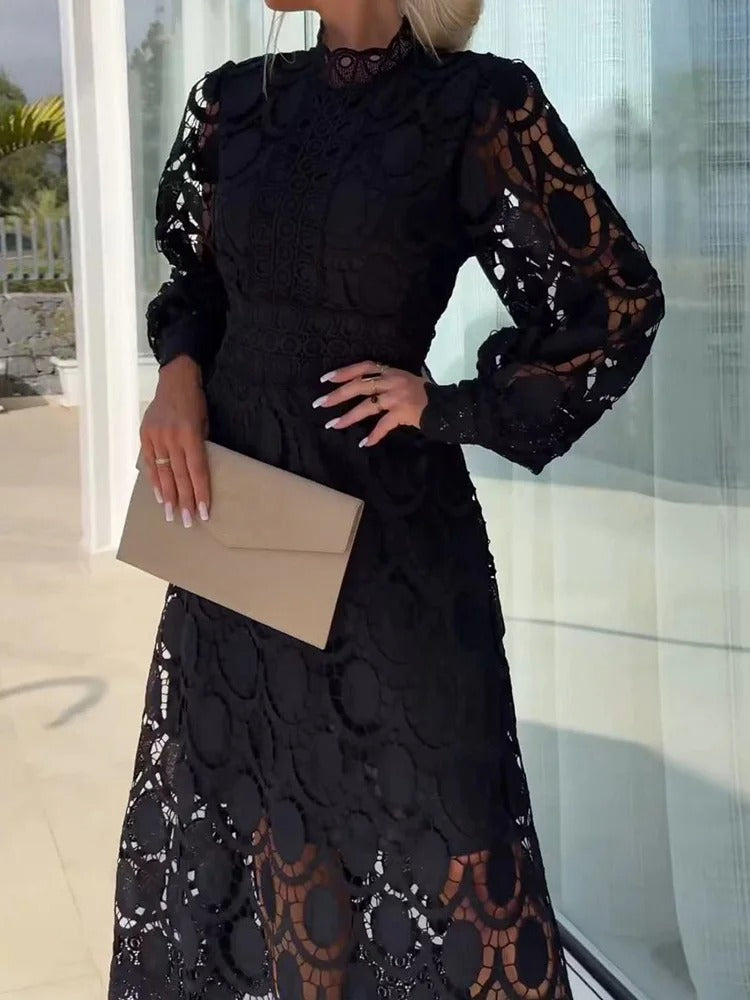 Paloma - Elegancka dopasowana sukienka