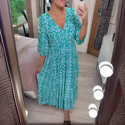 Isabella™ - Sukienka z nadrukiem boho