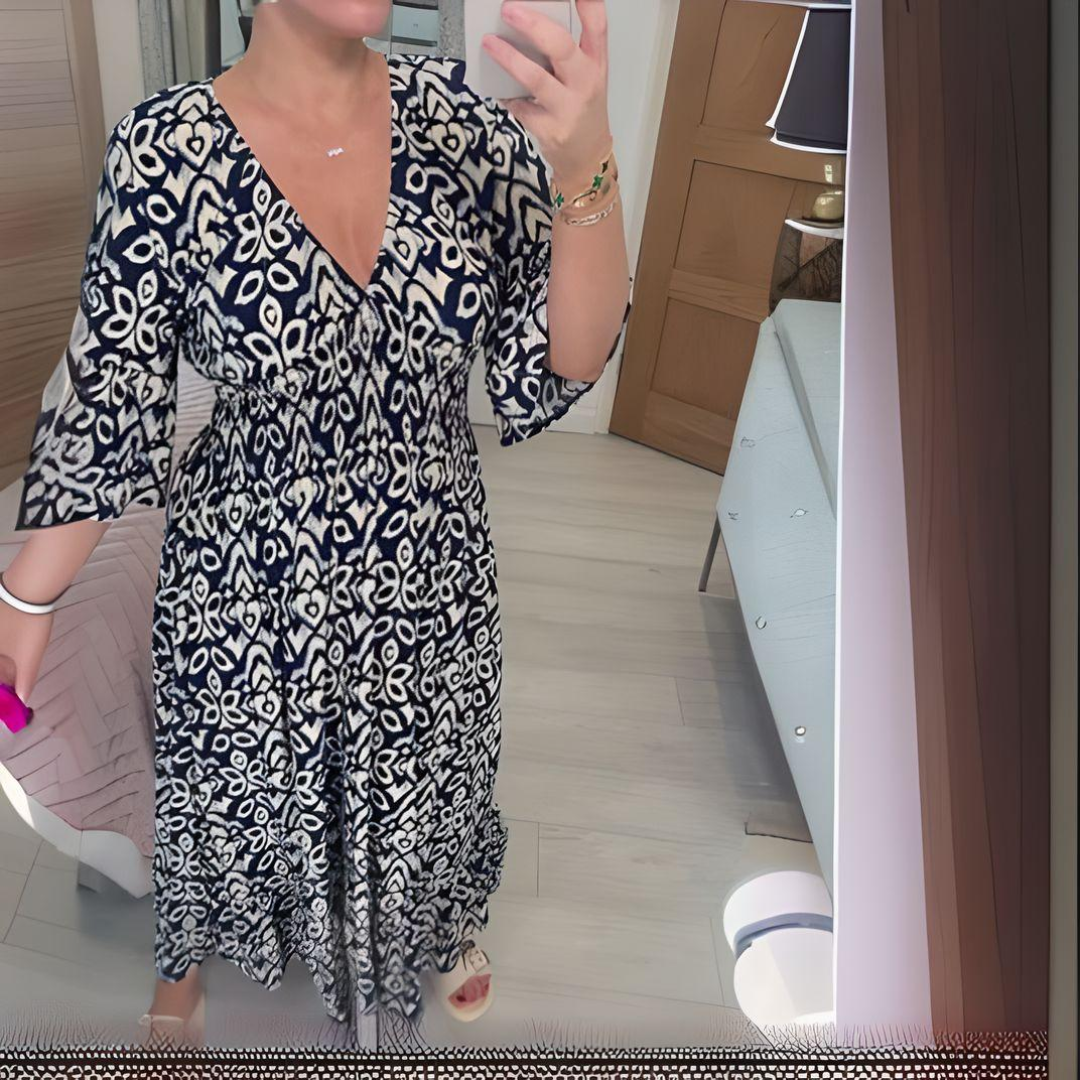 Isabella™ - Sukienka z nadrukiem boho