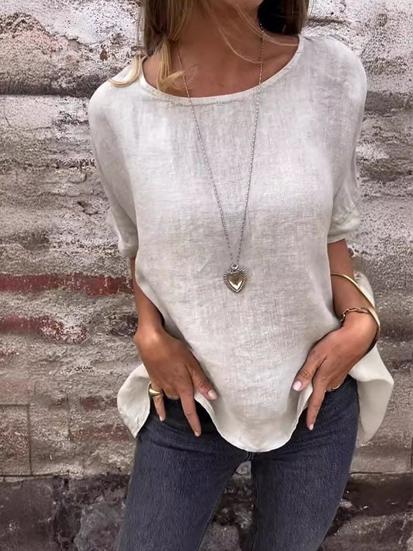 Casia™ - Minimalistyczny, zrelaksowany top