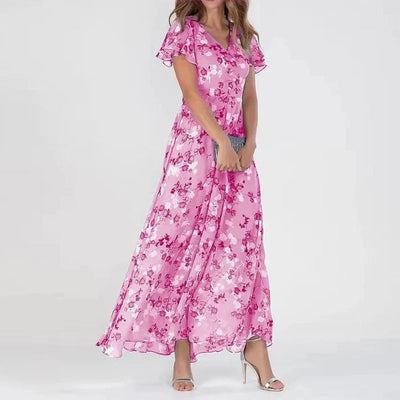 VICTORIA™ - Glamour Sukienka z Pokryciem Brzucha