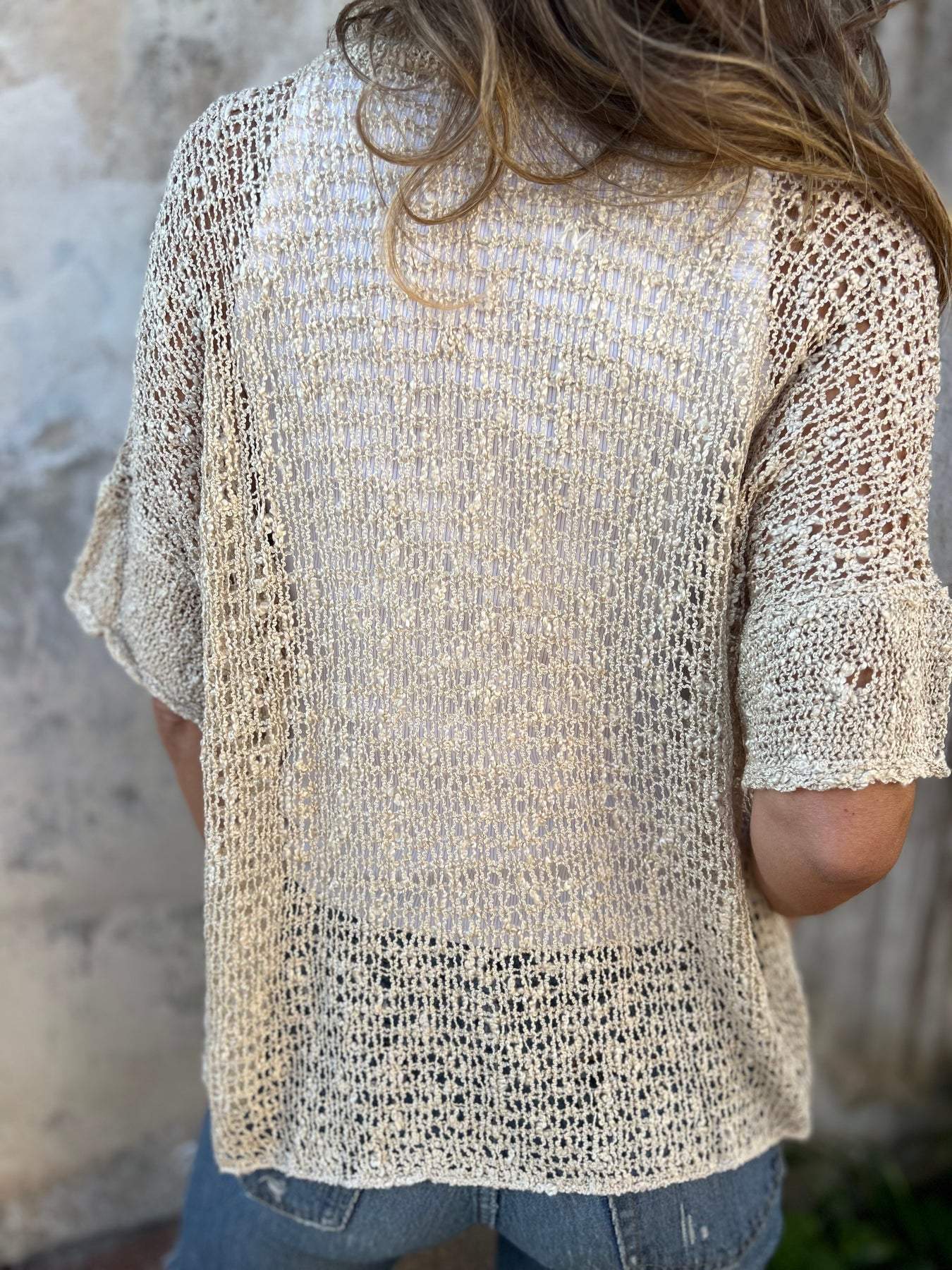 Ivonie™ - Elegancki teksturowany top