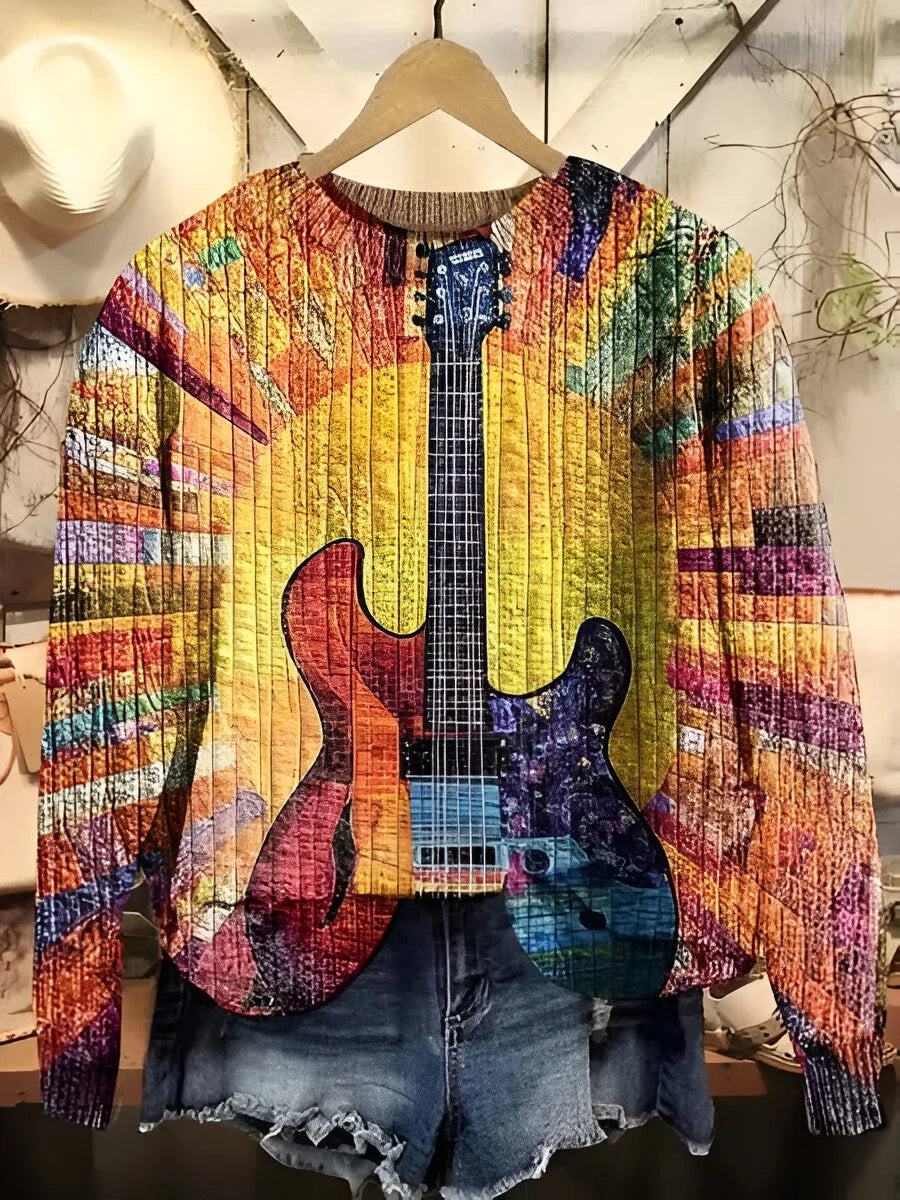 Tanja - Kolorowy sweter boho