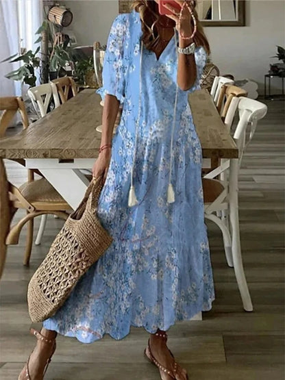 Dianna™ - Sukienka Boho zakrywająca brzuch