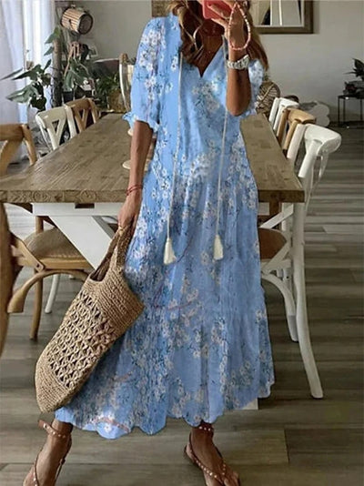 Dianna™ - Sukienka Boho zakrywająca brzuch