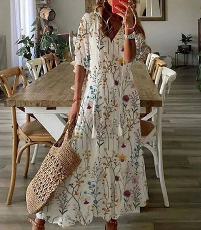 Dianna™ - Sukienka Boho zakrywająca brzuch
