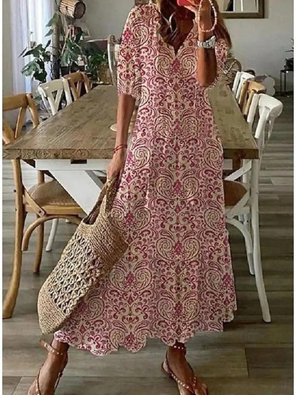 Dianna™ - Sukienka Boho zakrywająca brzuch