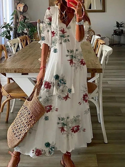 Dianna™ - Sukienka Boho zakrywająca brzuch